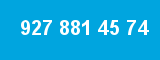 927 881 45 74 927 881 45 74